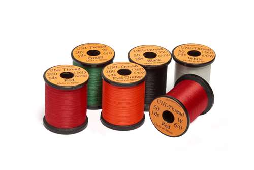 Uni Thread 50 Yards 6/0 Pink (Pack 20 Spools) Fly Tying Threads (Product Length 50 Yds / 45.7m 20 Pack)